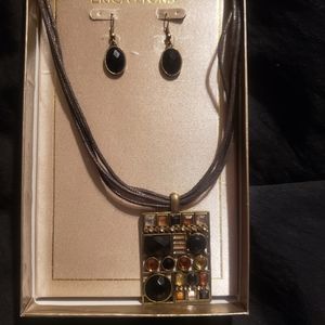 Erica Lyons Choker & Matching Earrings